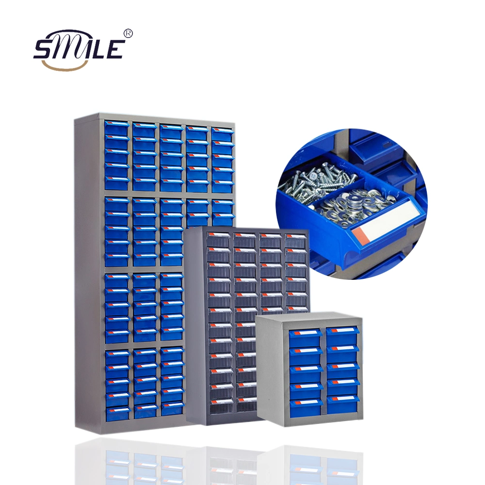 Smile Warehouse Storage Cabinet Metal Drawer Tool Parts Storage with Dividers