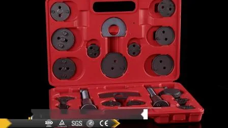 Viktec Kit di strumenti per riavvolgimento del compressore della pinza del pistone del freno a disco per impieghi gravosi da 22 pezzi e kit di strumenti per il riavvolgimento Strumenti automobilistici